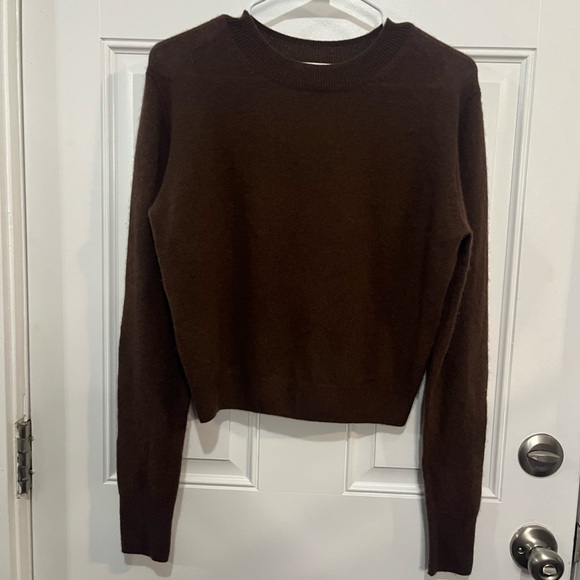 ETERNE MIDWEIGHT ULTRA - LUXE CASHMERE FRANCIS SLIM FIT ESPRESSO SWEATER M/L - Picture 15 of 15
